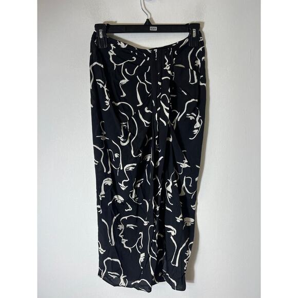Zara Midi Black/white skirt sz xs - Picture 1 of 3